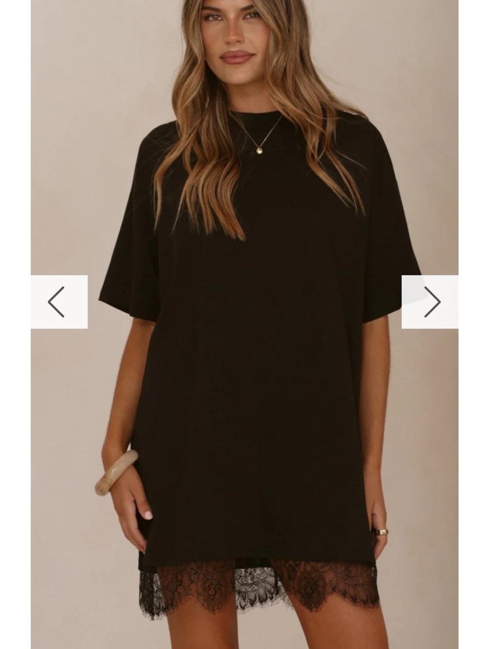 Billy J - Saya T Shirt Lace Mini Dress